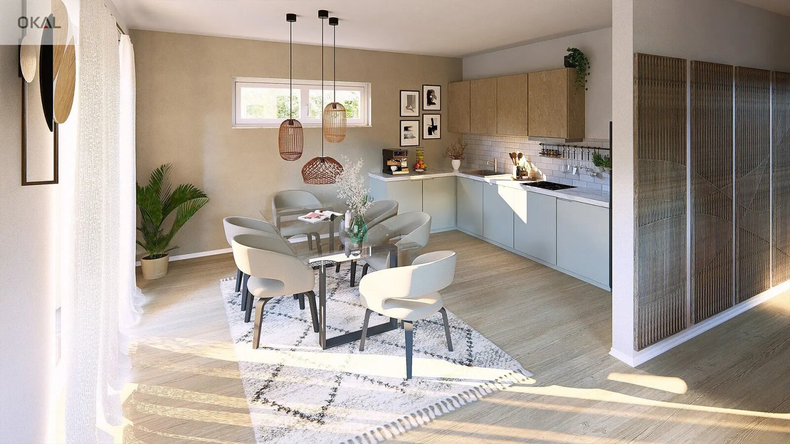 projektiertes OKAL 1- Familienhaus in Stuttgart- Stammheim 