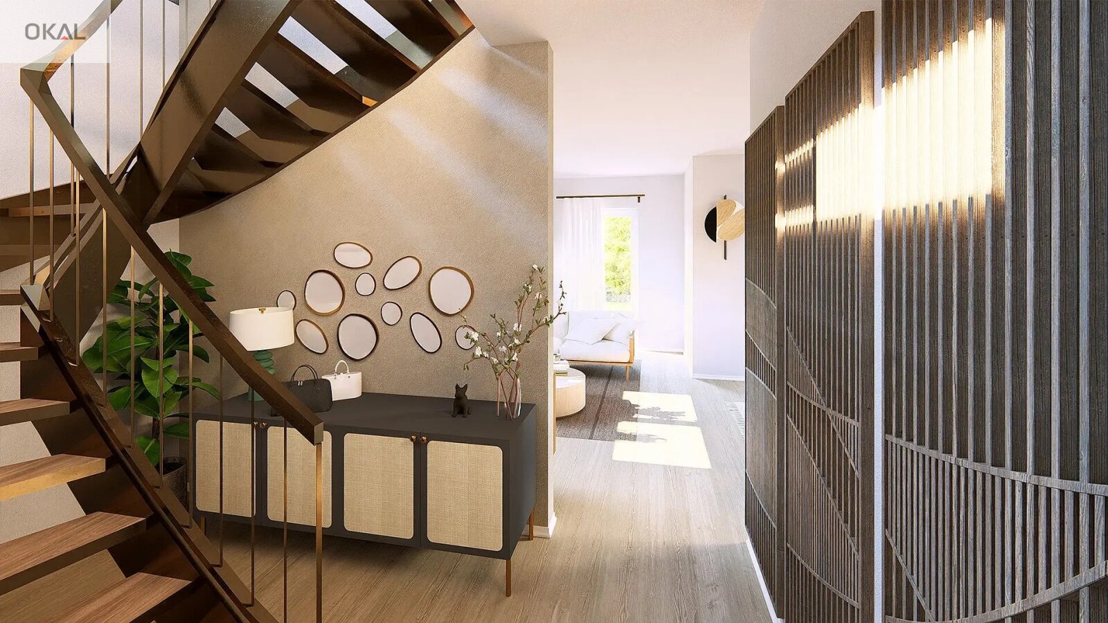 projektiertes OKAL 1- Familienhaus in Stuttgart- Stammheim 