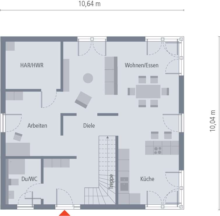 DAS LICHTDURCHFLUTETE FAMILIENHAUS in Traumlage gleich im Grünen und doch zentral