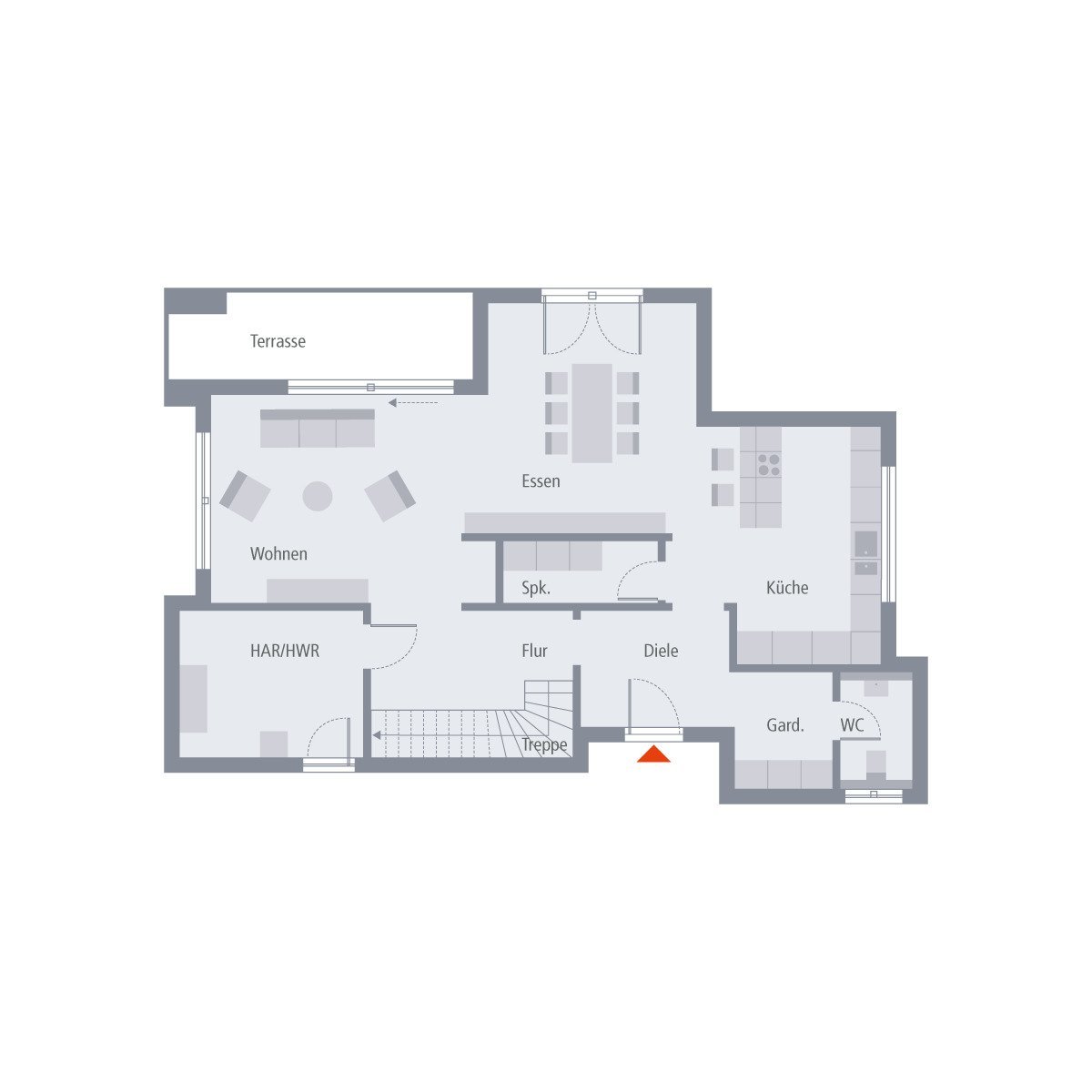 EIN BAUHAUS MIT VIELEN WOHNLICHEN PLUSPUNKTEN