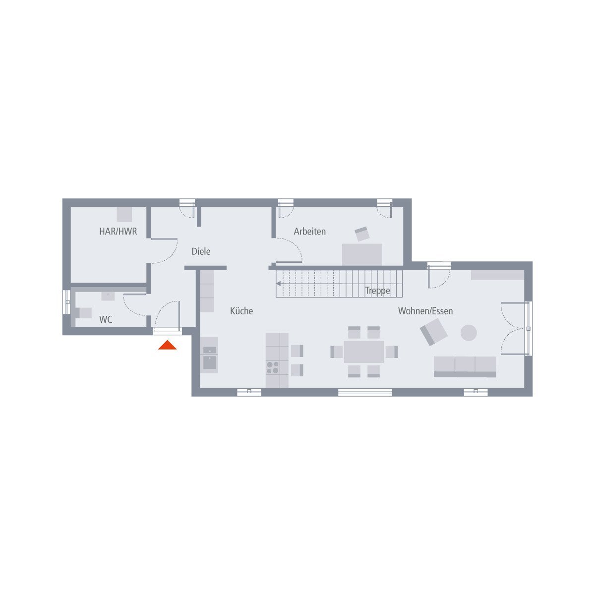 BAUHAUS-STIL MIT VERSATZ