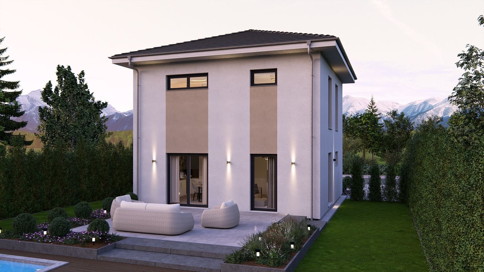 Platz für alle: Großzügiges Einfamilienhaus mit intelligenter Raumaufteilung.