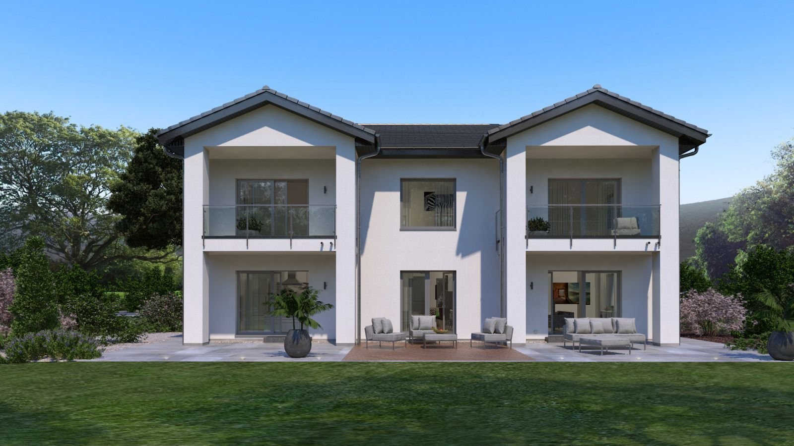 STADTVILLA MIT SÜD­STAA­TEN­FLAIR