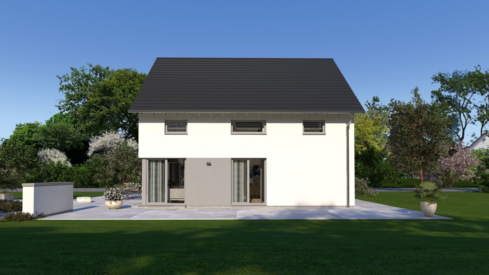 DAS LICHTDURCHFLUTETE KUBUS-HAUS