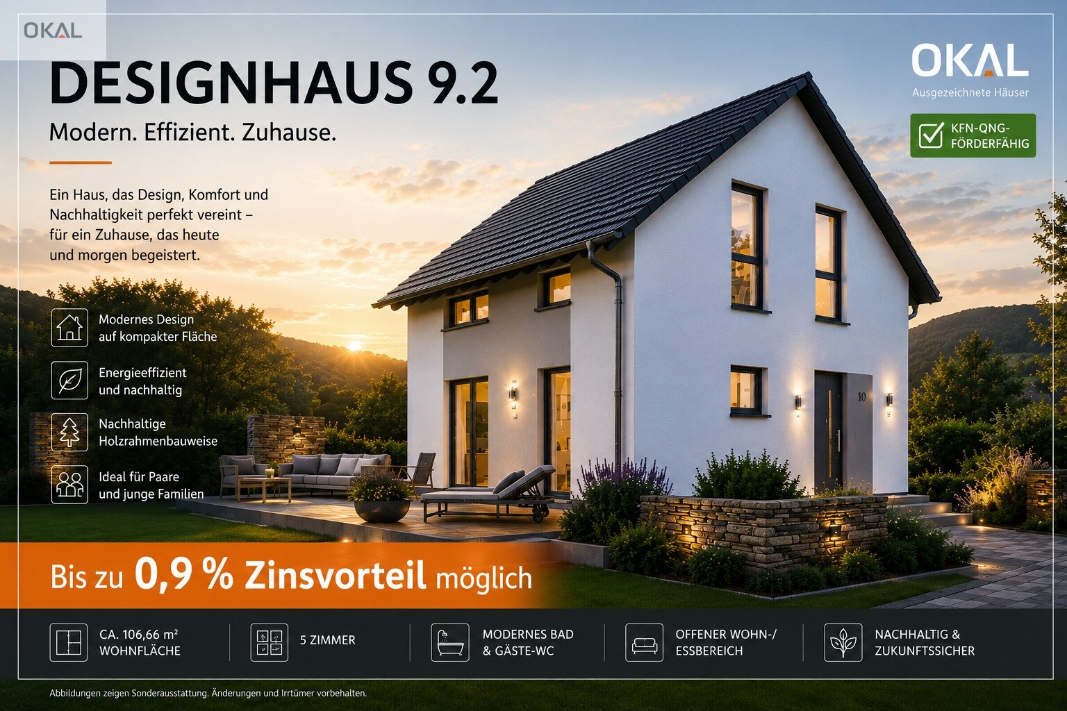 KLEIN, ABER OHO: UNSER DURCHDACHTES DESIGNHAUS