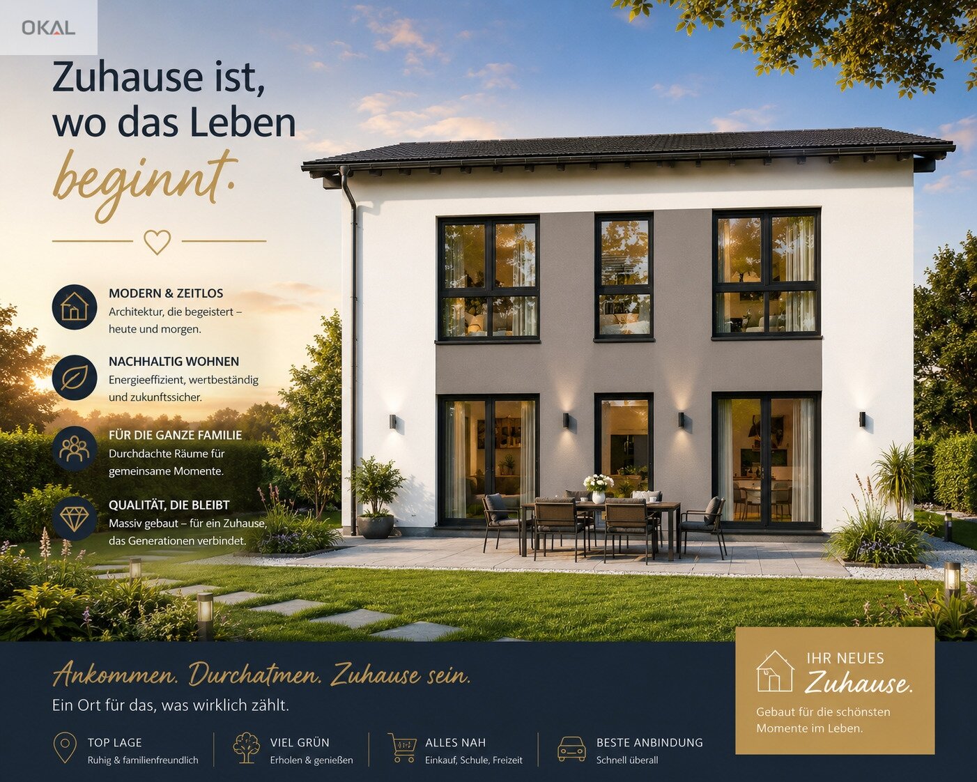 EIN RÜCKZUGSORT FÜR DIE GANZE FAMILIE