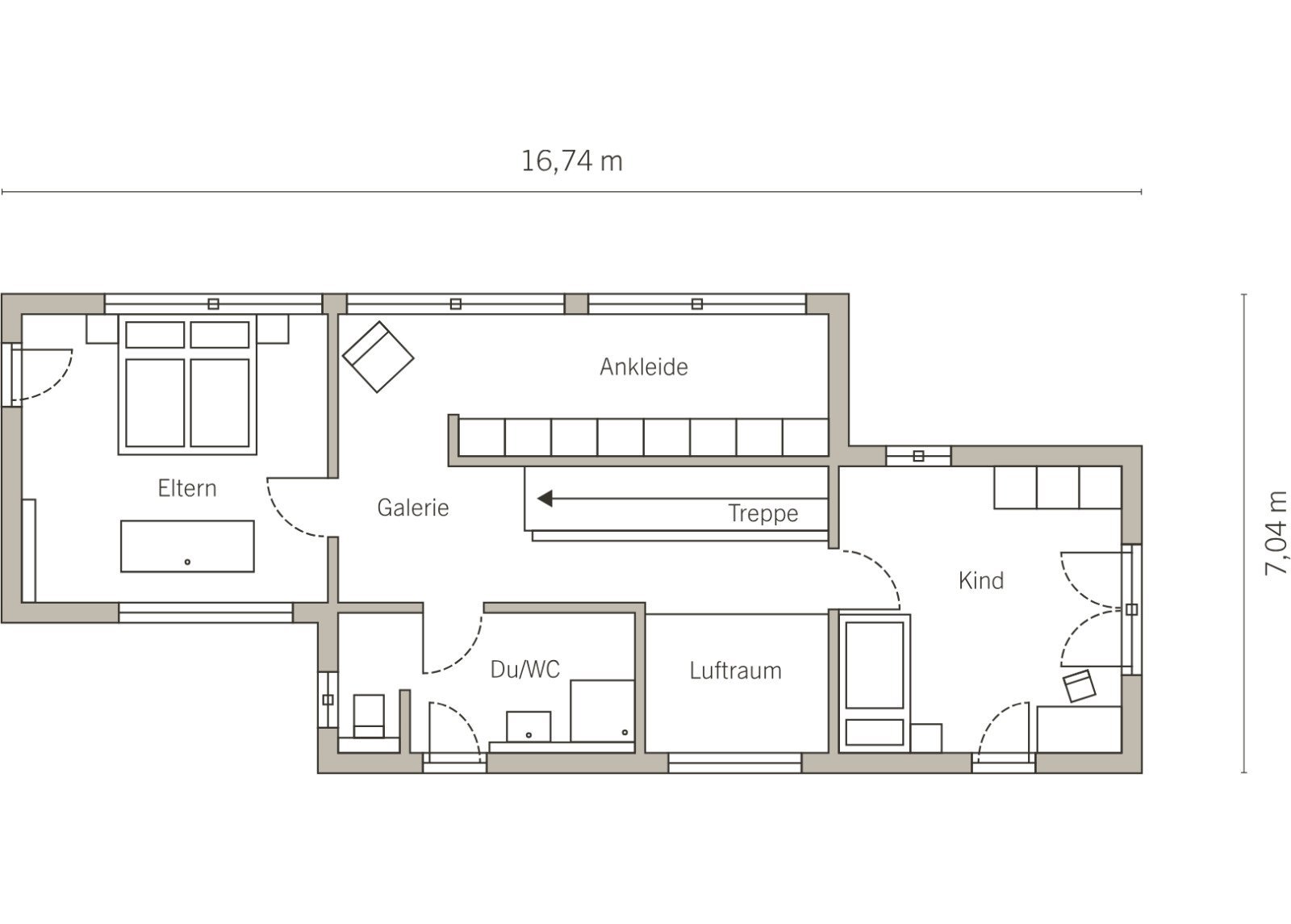 BAUHAUS-STIL MIT VERSATZ