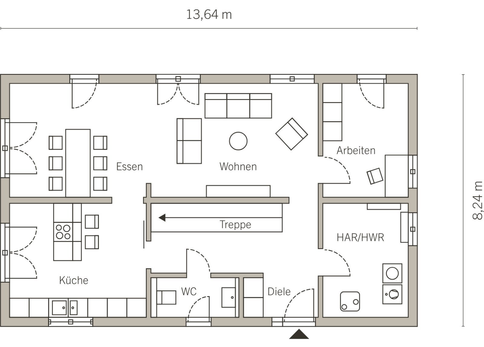 SO VIEL RAUM IN EINEM HAUS