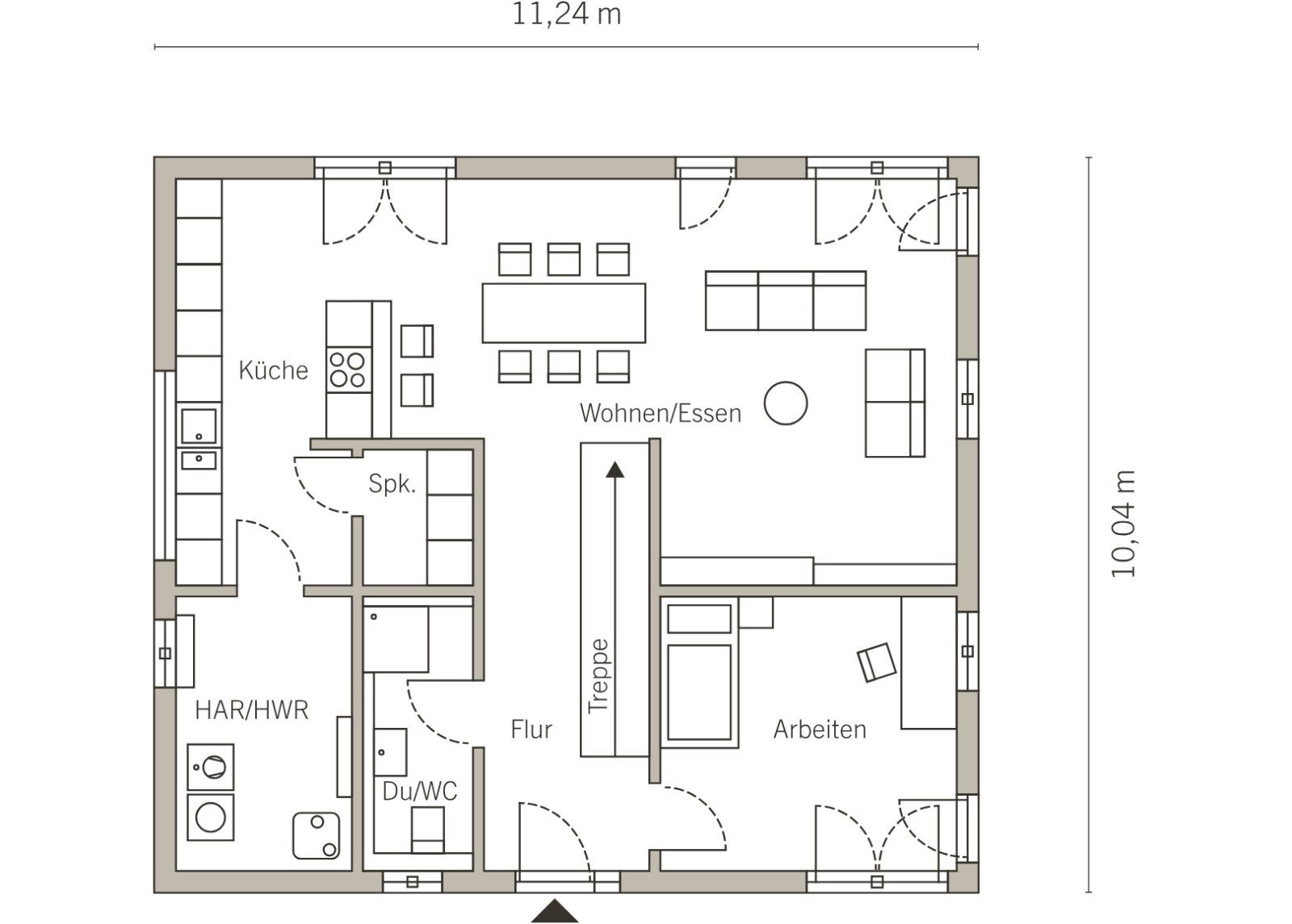 EIN HAUS, DAS MIT GROSSEM PLATZANGEBOT ÜBERZEUGT