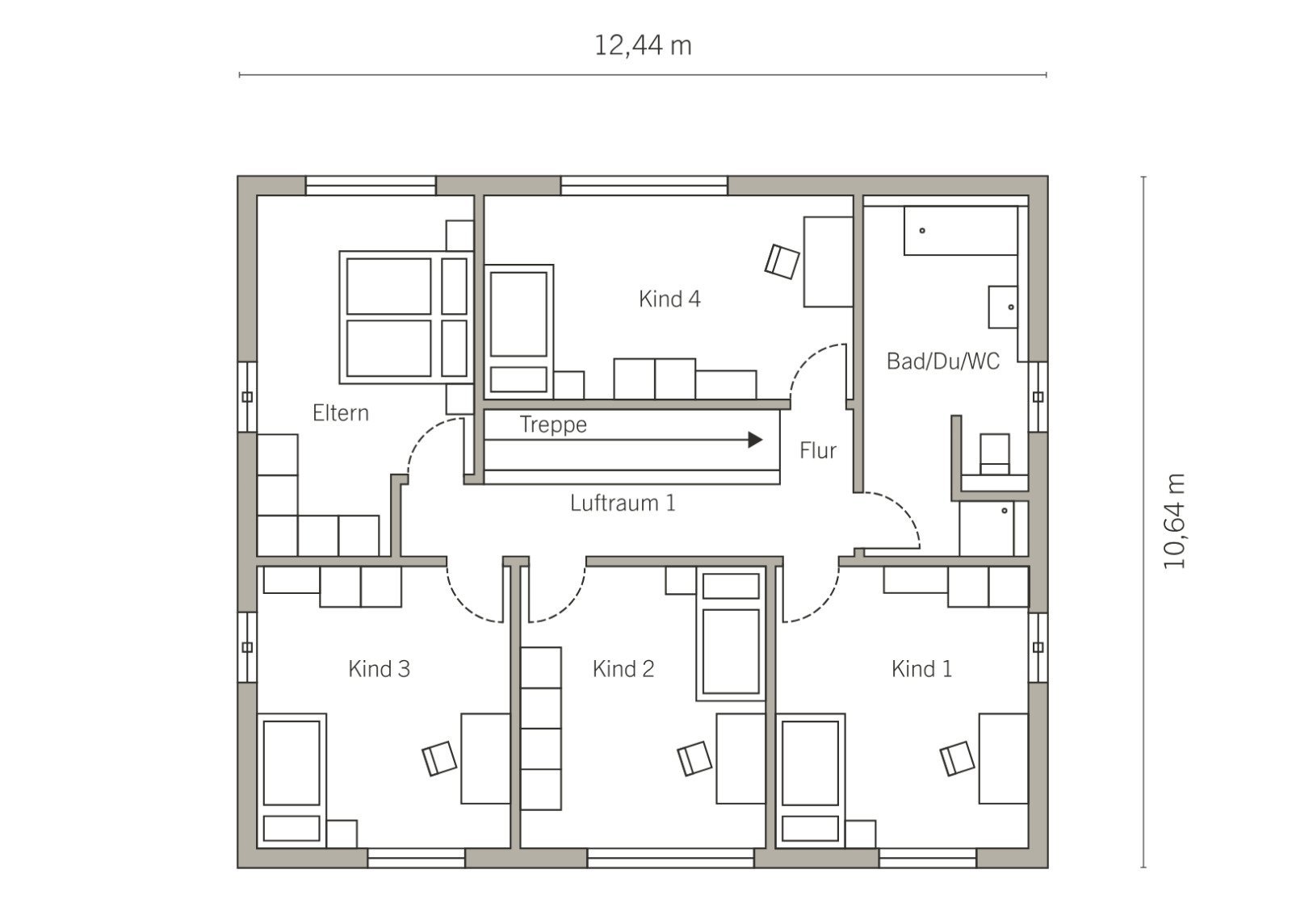 FLEXIBLES DESIGNHAUS MIT FLAIR