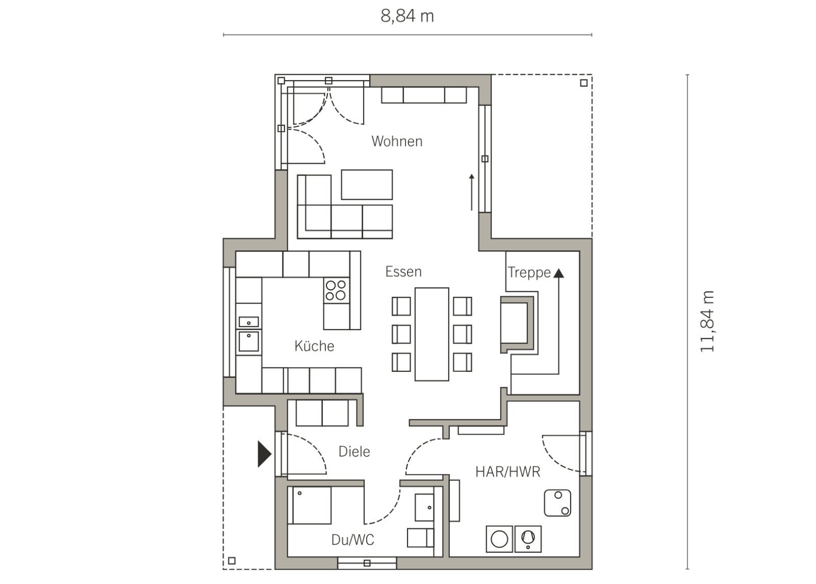 EIN ARCHITEKTONISCH AUSGEREIFTES UND FUNKTIONELLES HAUS