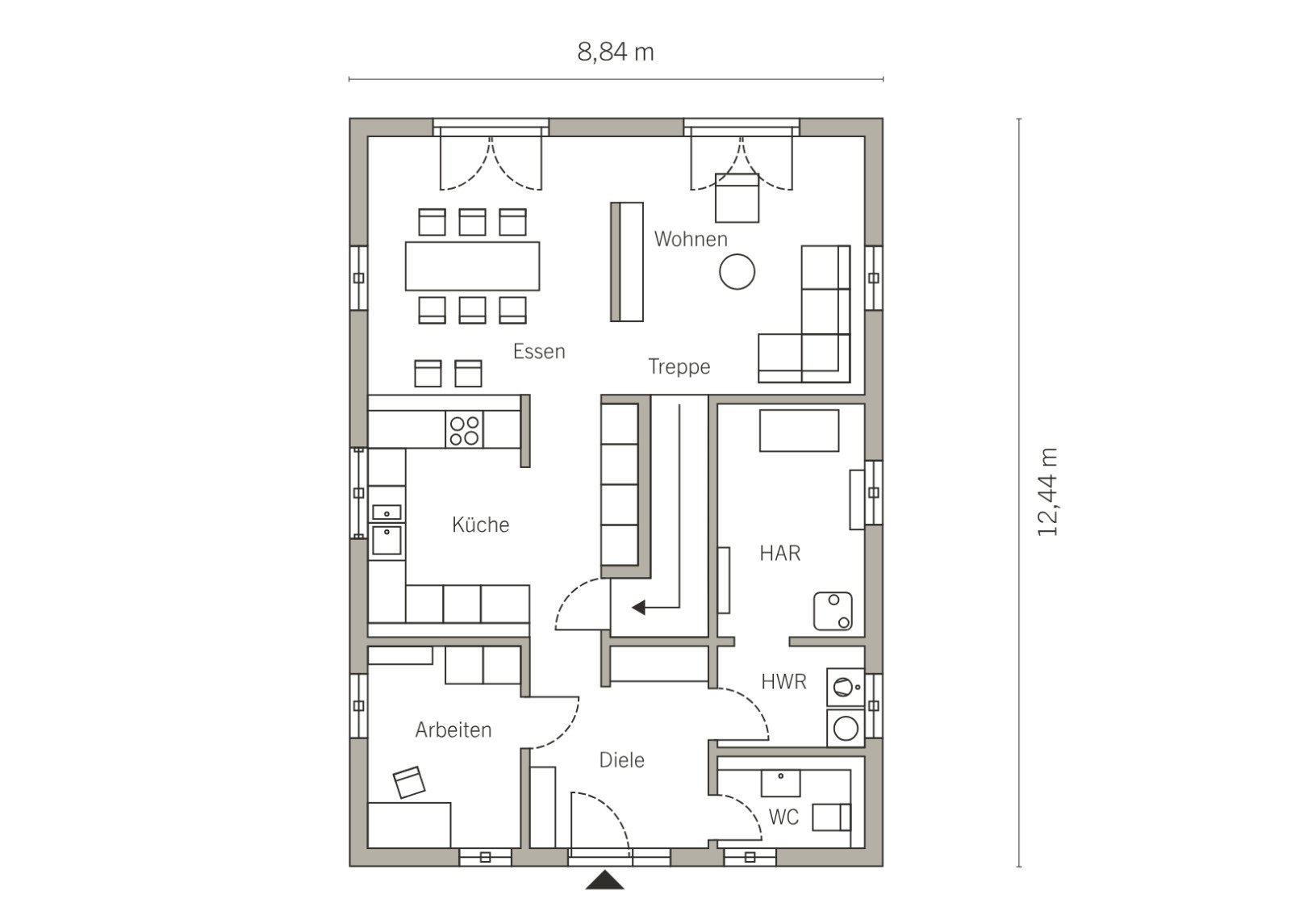 AUFFÄLLIGES DESIGNHAUS MIT DURCHDACHTEM WOHNKONZEPT