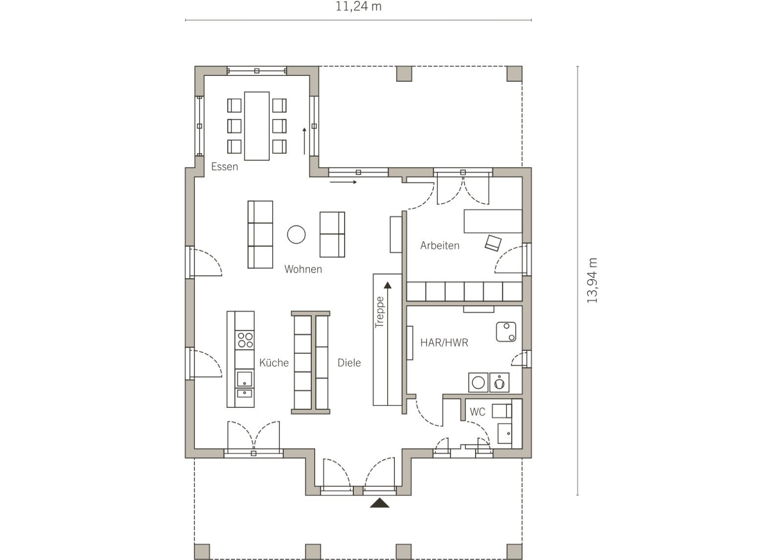 EINFAMILIENHAUS IM HAMPTON-STIL