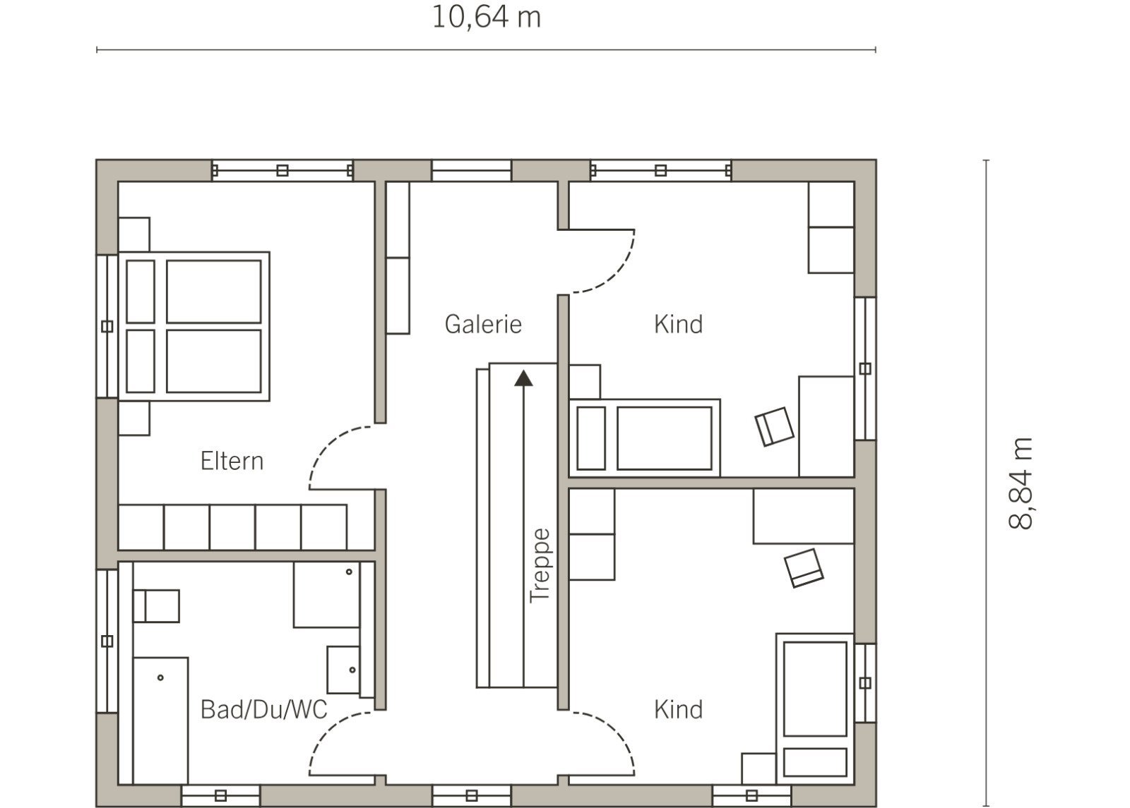 MODERNES WOHNHAUS MIT ELEGANTEM WALMDACH