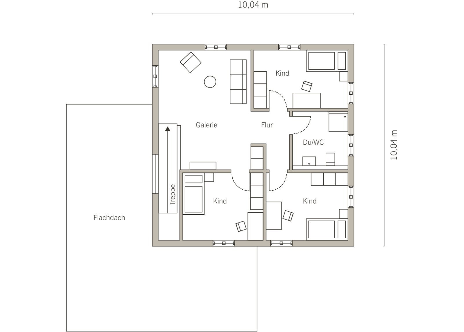 EINFAMILIENHAUS MIT STAFFELGESCHOSS