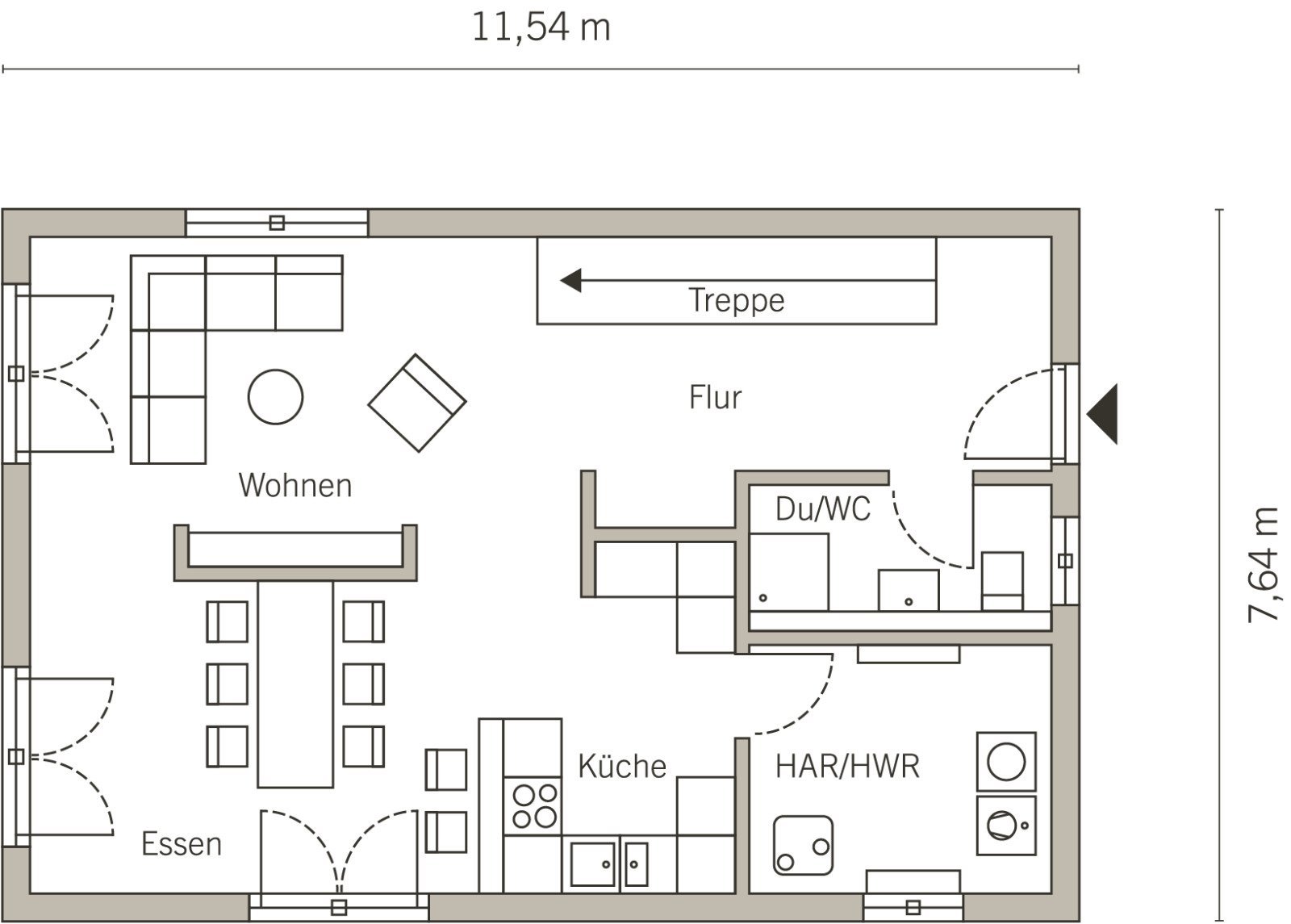 VIEL ZUHAUSE AUF KOMPAKTEM RAUM !