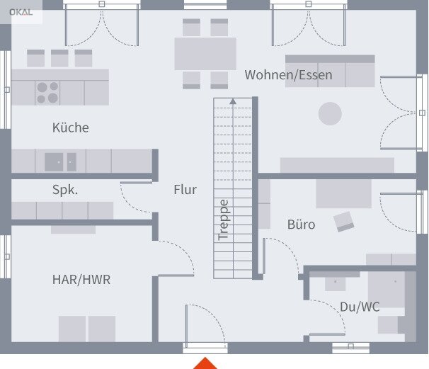Klare Linien, offenes Leben, wohnen mit Charakter