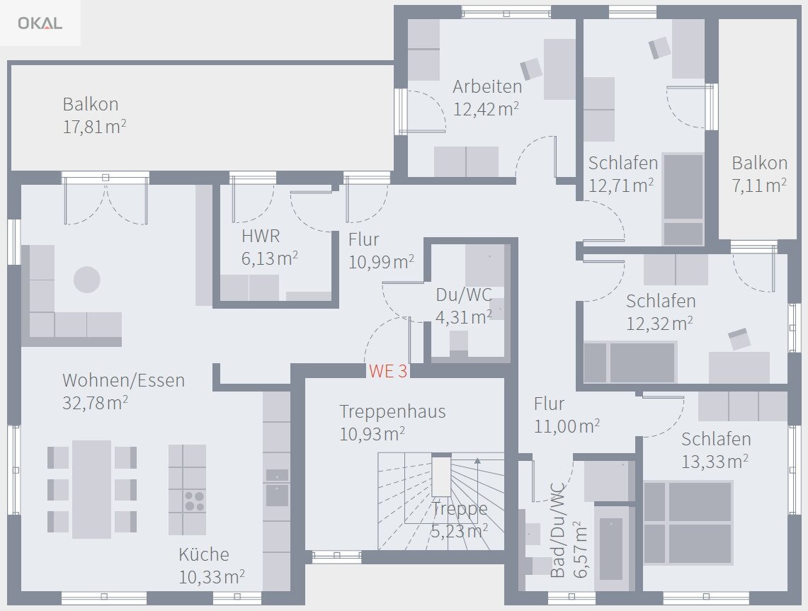 Charmant, flexibel und vielfältig - das OKAL-Dreifamilienhaus