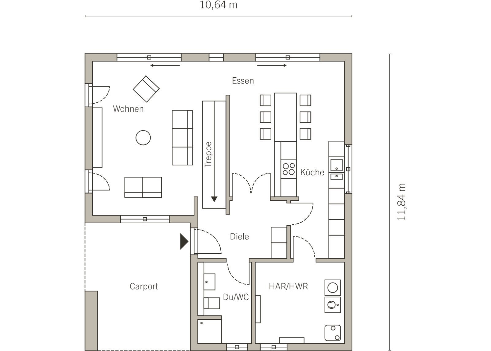 EIN HAUS, DAS MIT FUNKTIONALITÄT ÜBERZEUGT