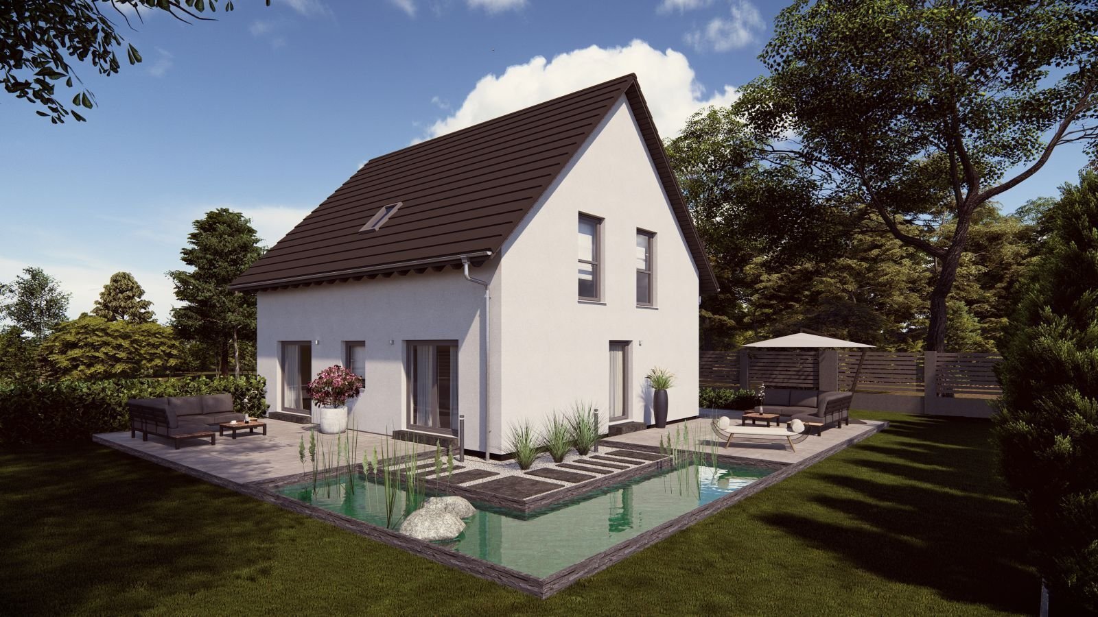 Neubau Zweifamilienhaus in Kirchham Bad Füssing 