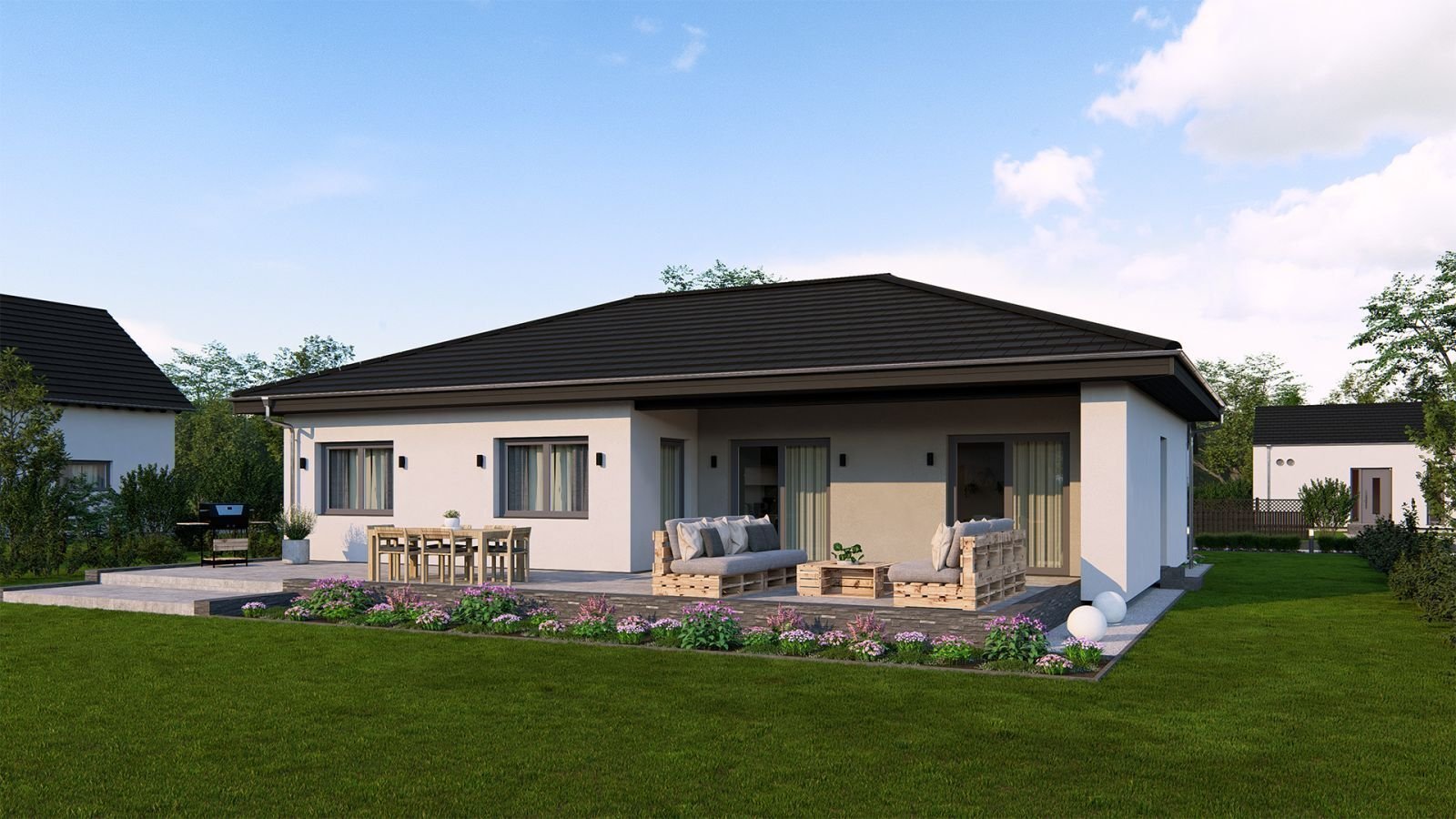 KOMPAKTER BUNGALOW - DURCHDACHT &amp; EINLADEND 