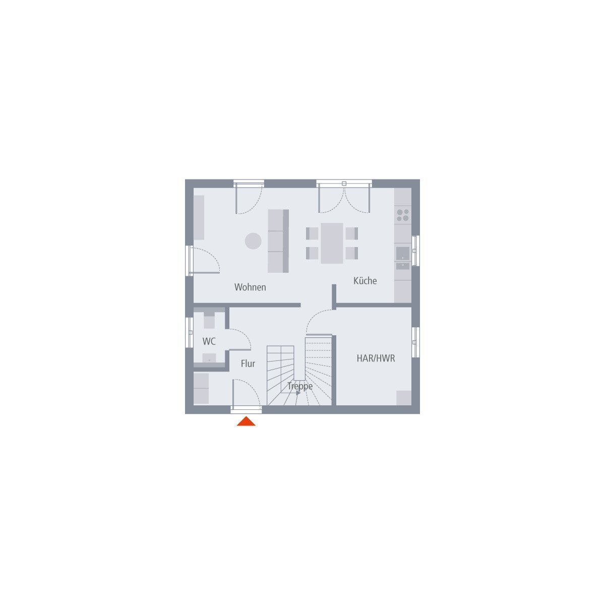 KLEIN, ABER OHO: UNSER DURCHDACHTES DESIGNHAUS Einzugsfertig!