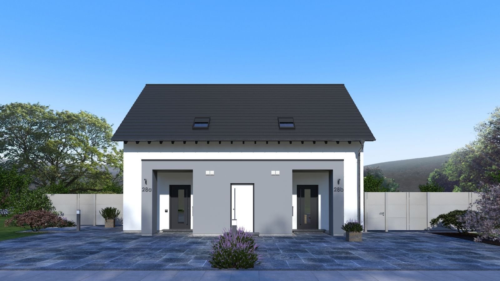 TÜR AN TÜR IM DOPPELHAUS