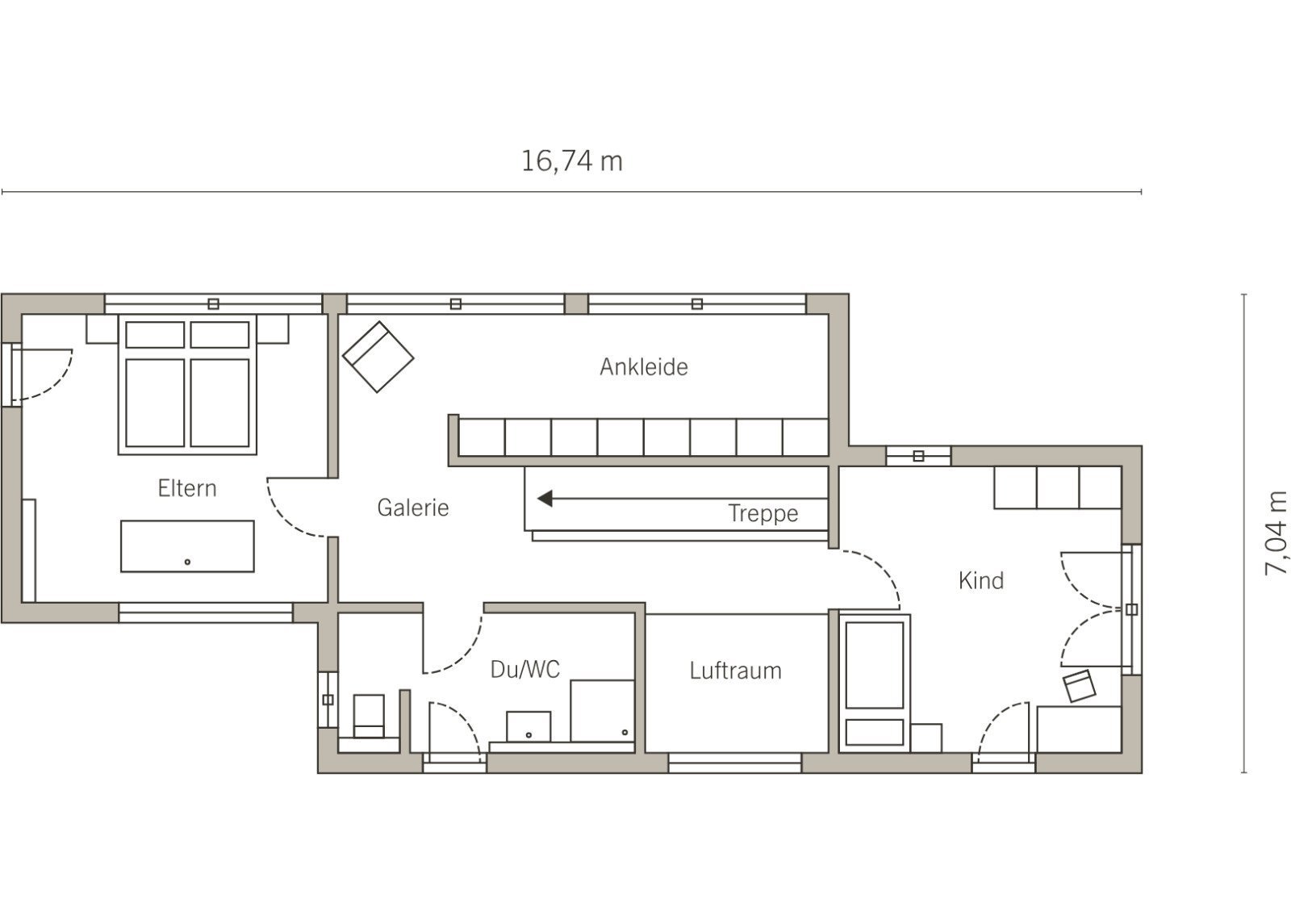 BAUHAUS-STIL MIT VERSATZ