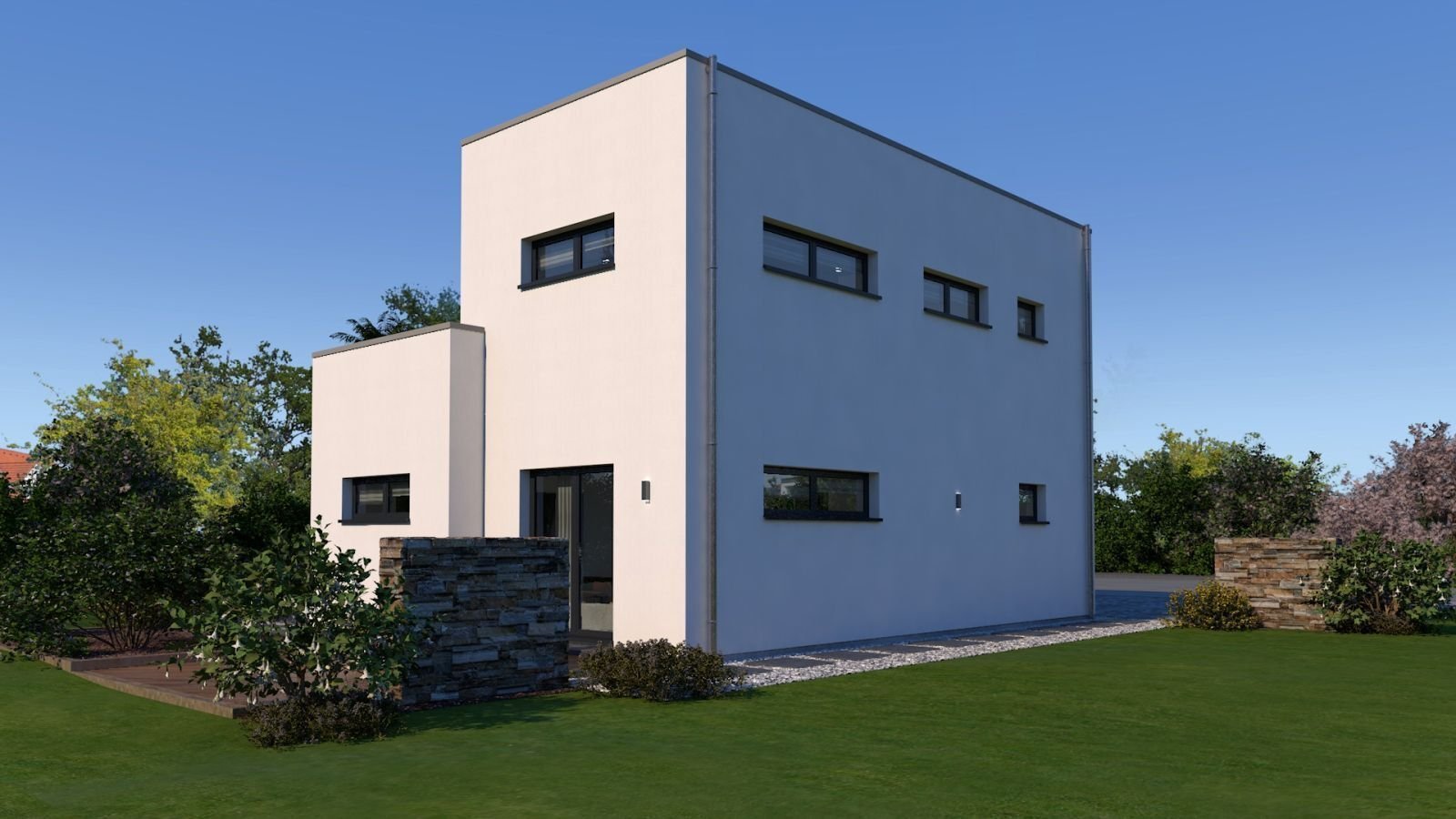 EIN­FA­MI­LI­EN­HAUS MIT BESONDERER ARCHITEKTUR