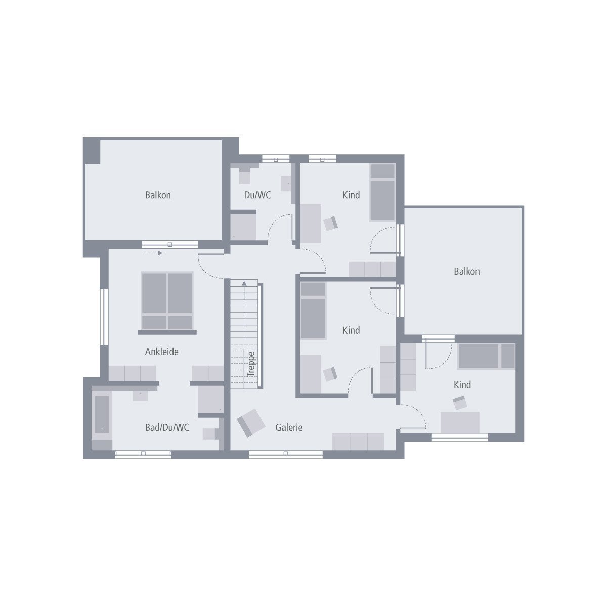 EINFAMILIENHAUS MIT INTEGRIERTEM CARPORT