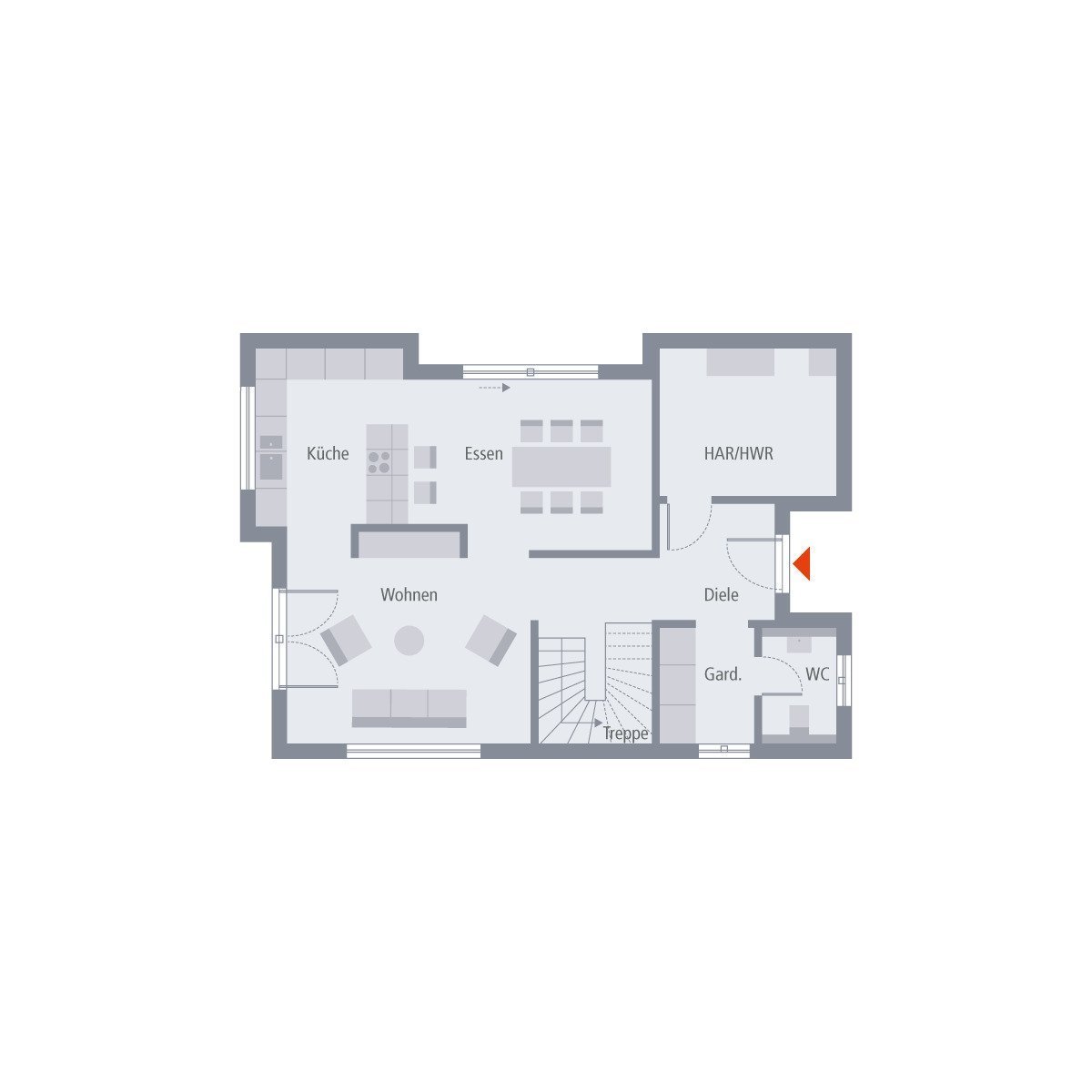 EIN­FA­MI­LI­EN­HAUS MIT BESONDERER ARCHITEKTUR