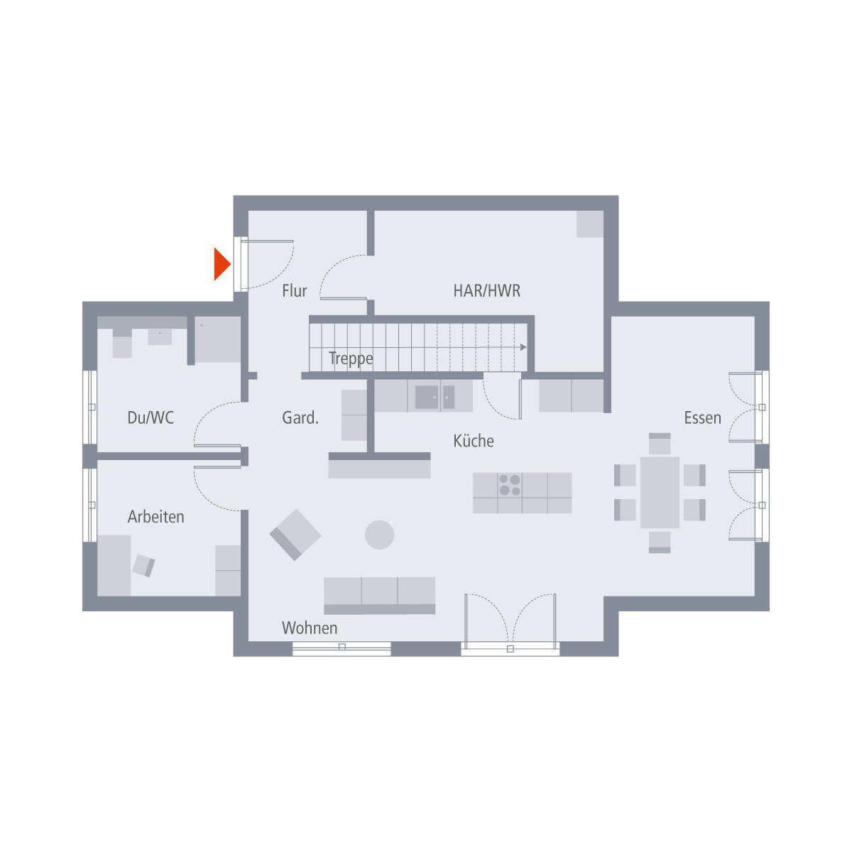 NIVEAUVOLLES STADTHAUS MIT WALMDACH