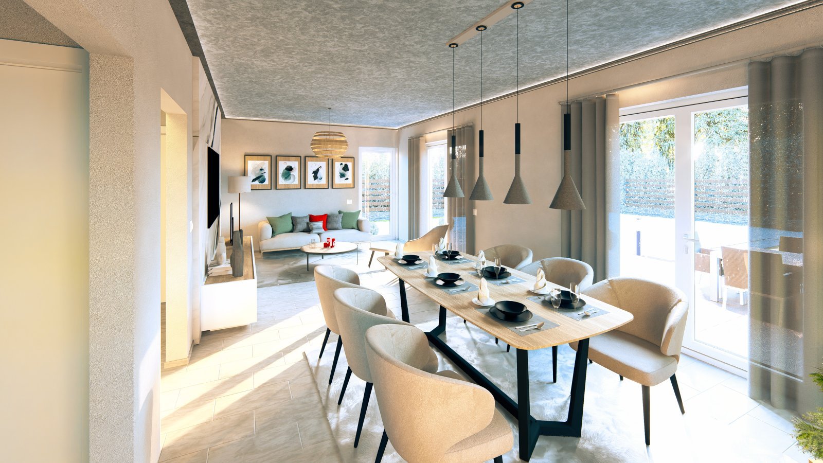 SACHLICHES EIN­FA­MI­LI­EN­HAUS GEPAART MIT NÜTZLICHER FUNKTIONALITÄT