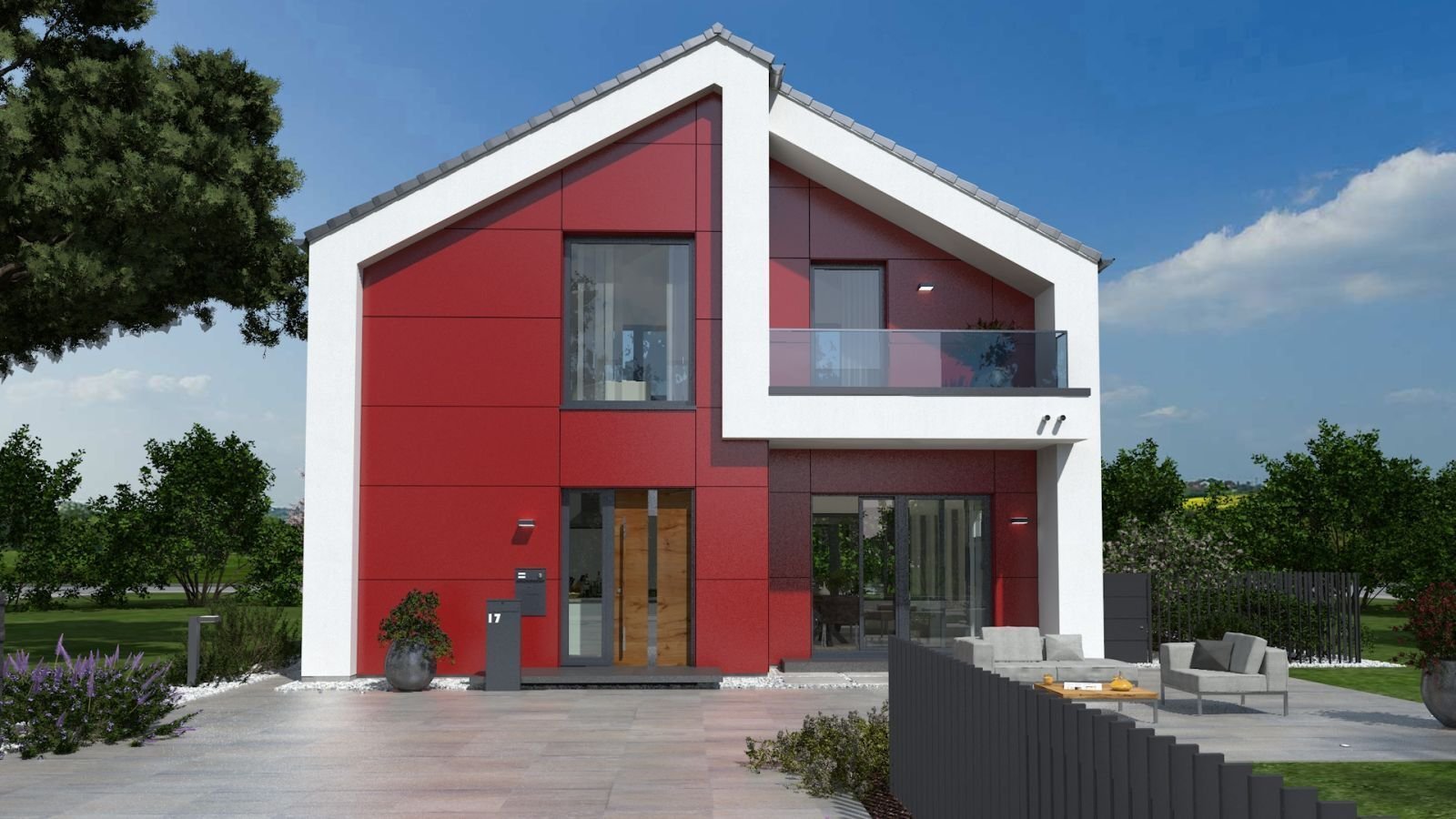 EINFAMILIENHAUS MIT MODERNEM DESIGNANSPRUCH