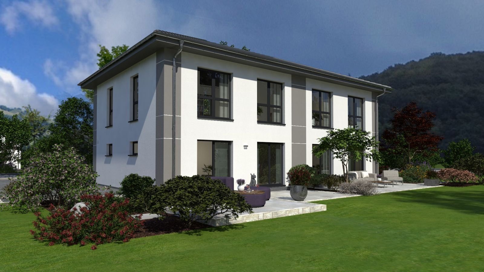 DOPPELHAUS MIT BESONDERER AUSSTRAHLUNG