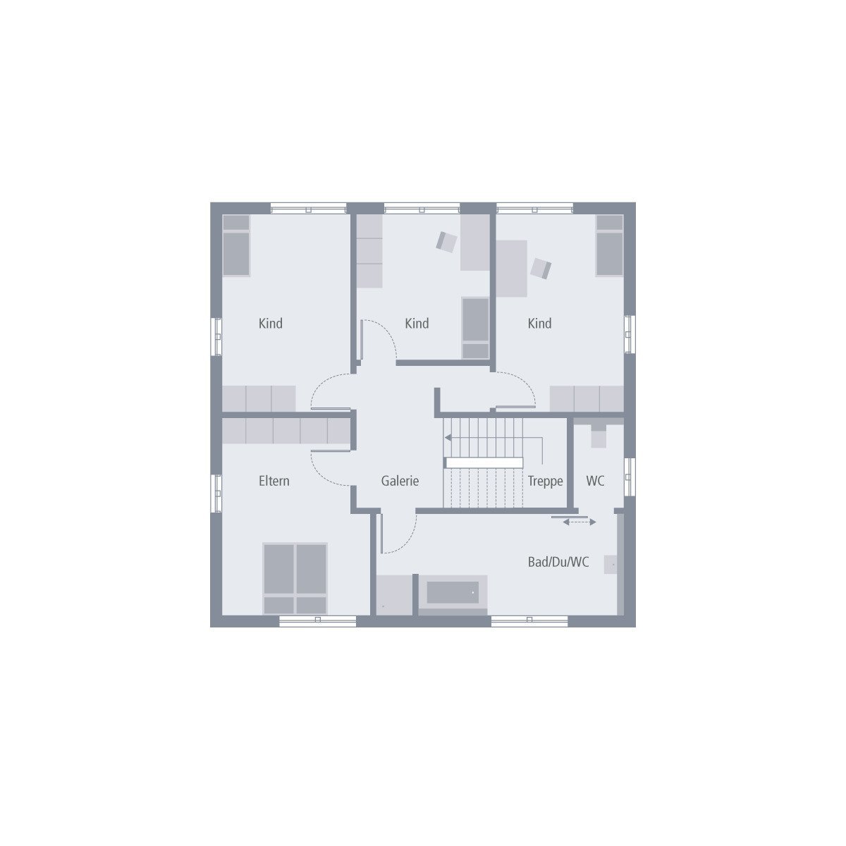 LICHTDURCHFLUTETES EINFAMILIENHAUS MIT VIEL RAUM -projektiert-