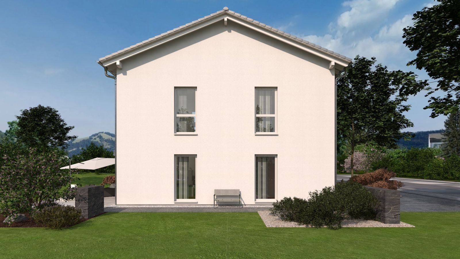 LICHTDURCHFLUTETES EINFAMILIENHAUS MIT VIEL RAUM -projektiert-