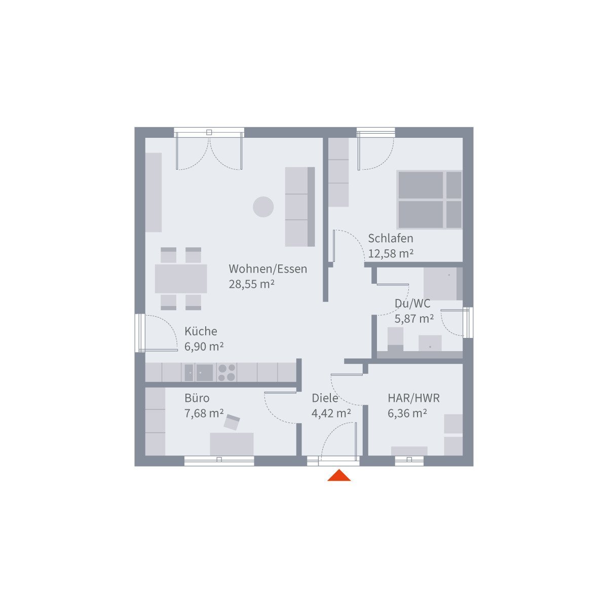 Tiny-Single-Haus, für 1-2 Personen