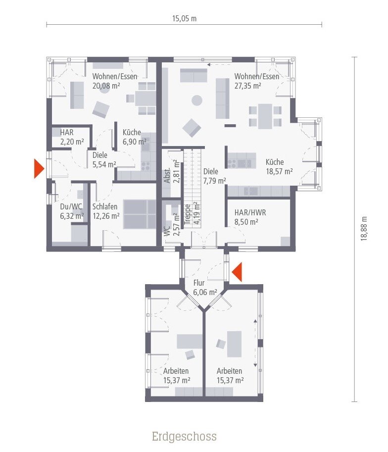 Ein Haus - viele Optionen!