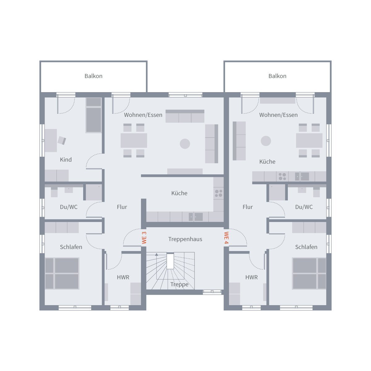 Grundriss Obergeschoss