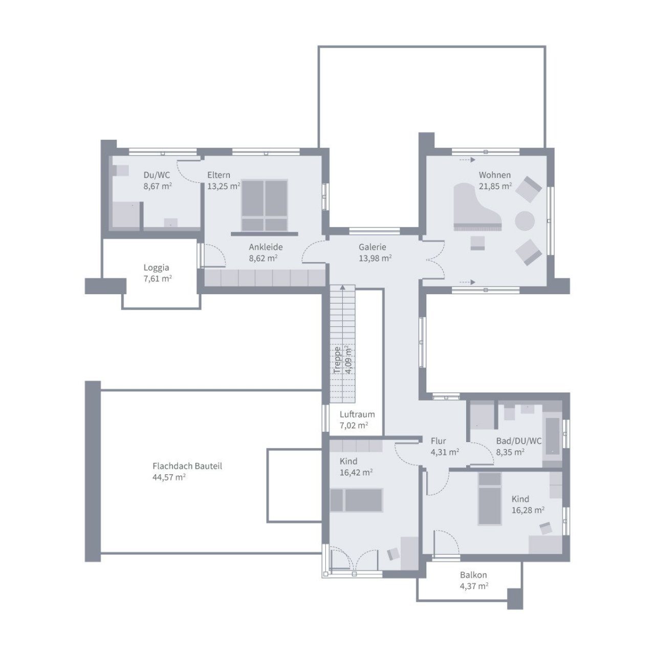 Grundriss Obergeschoss Grundriss Obergeschoss