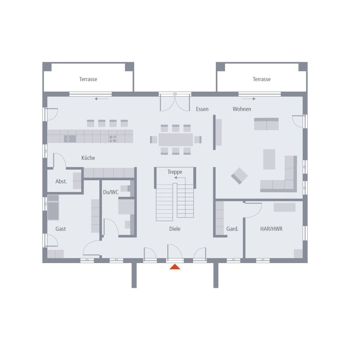 Grundriss Erdgeschoss Grundriss Erdgeschoss