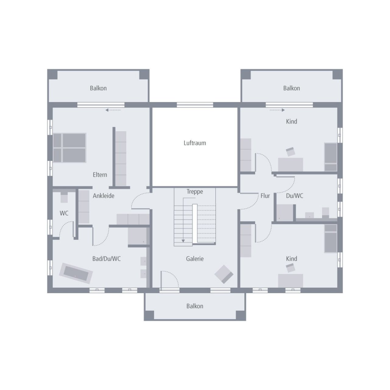 Grundriss Obergeschoss Grundriss Obergeschoss