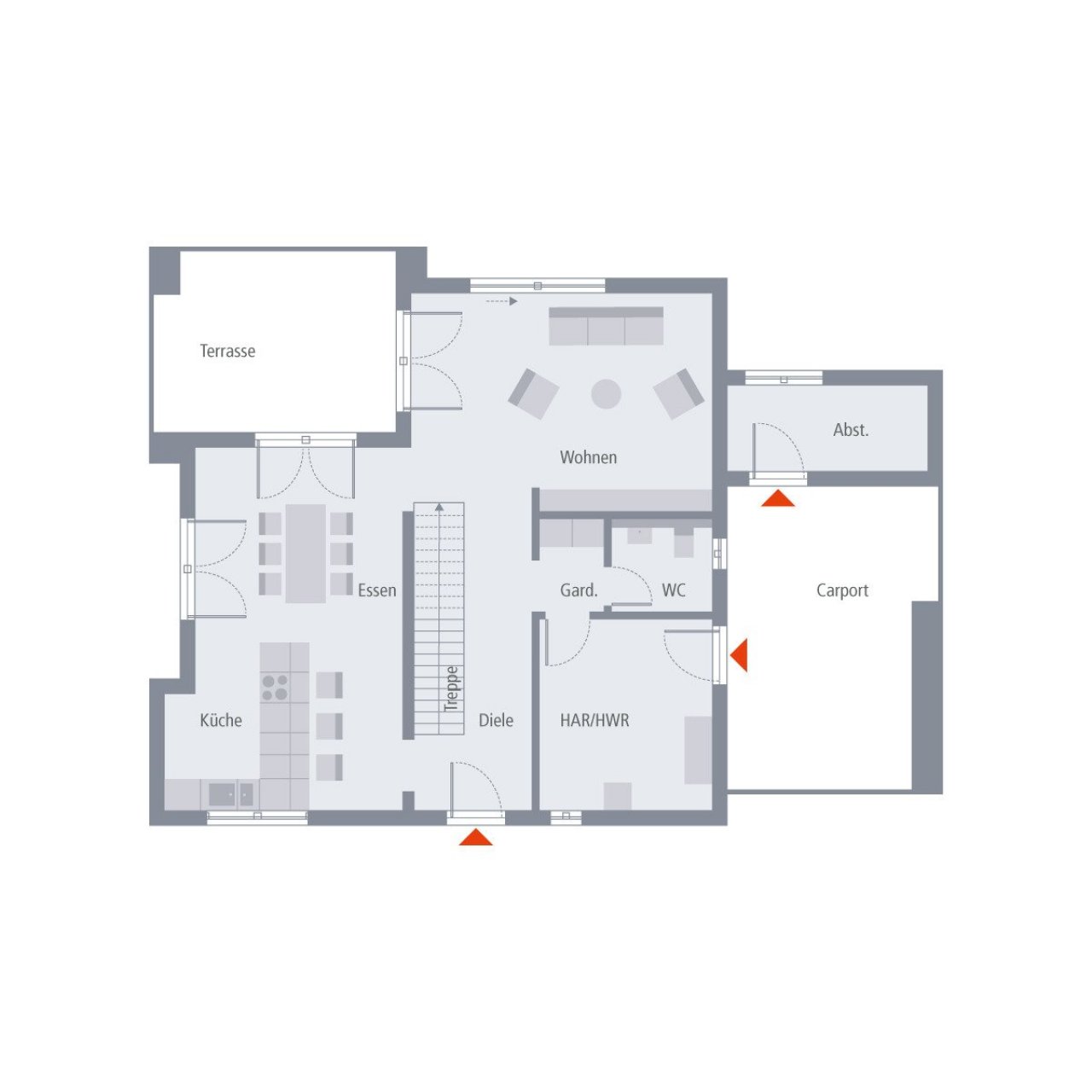 Grundriss Erdgeschoss Grundriss Erdgeschoss