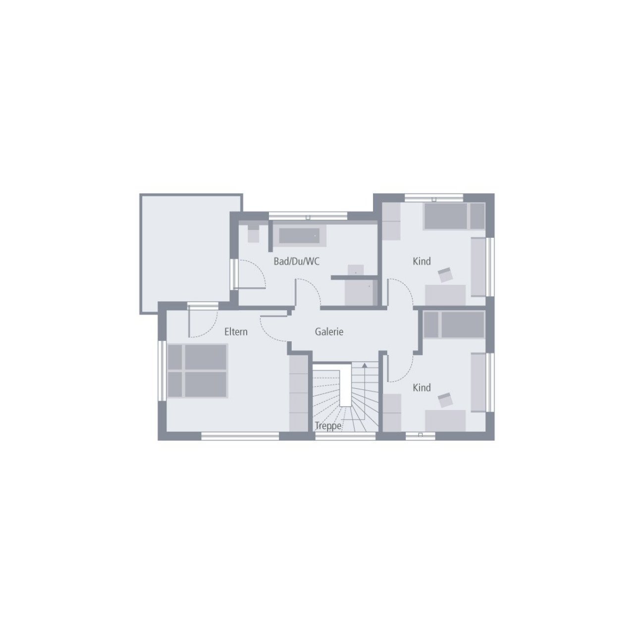 Grundriss Obergeschoss