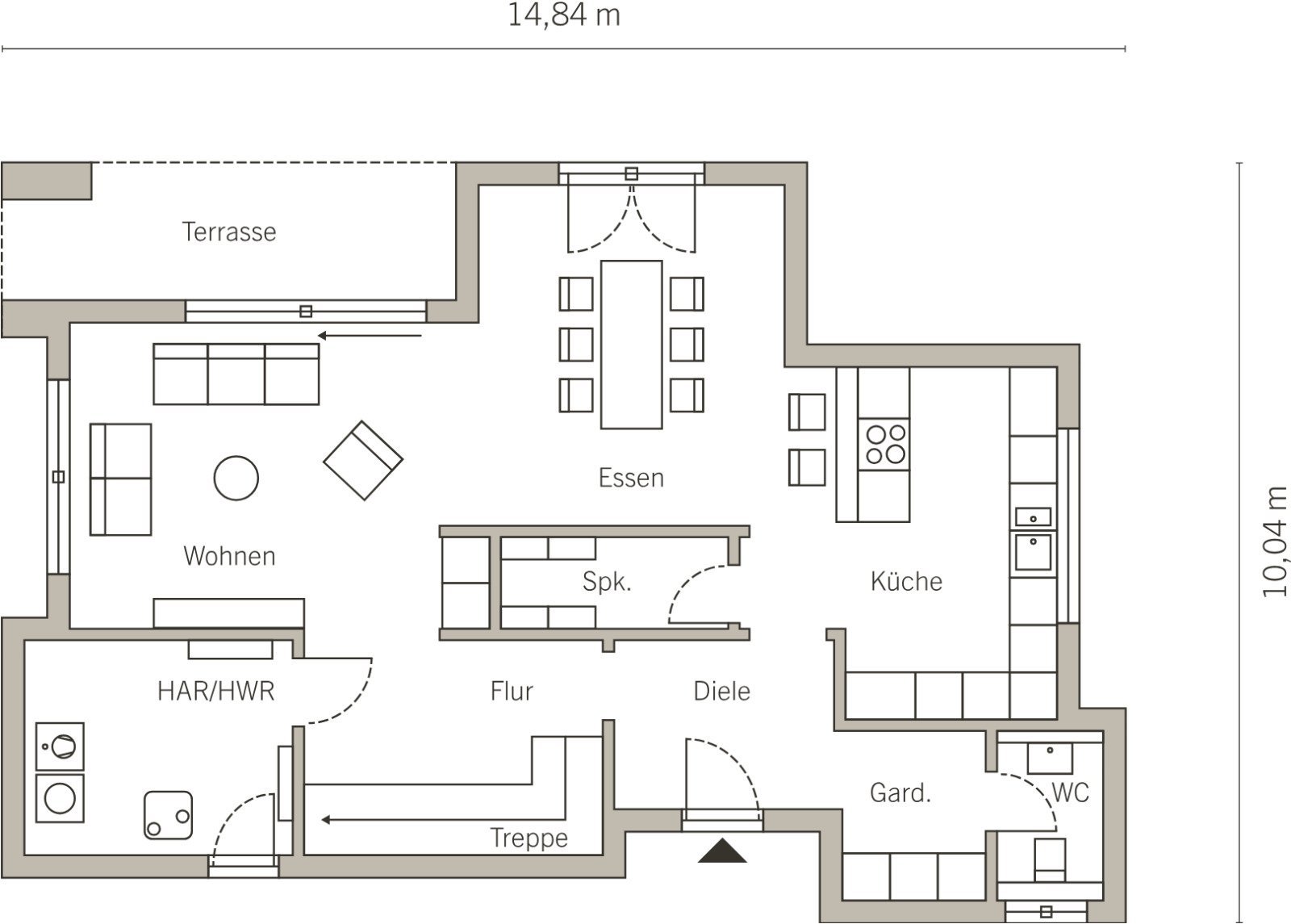 Grundriss Erdgeschoss Grundriss Erdgeschoss