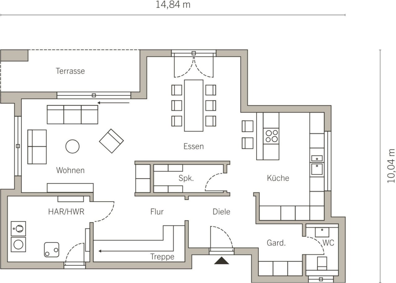 Grundriss Erdgeschoss Grundriss Erdgeschoss