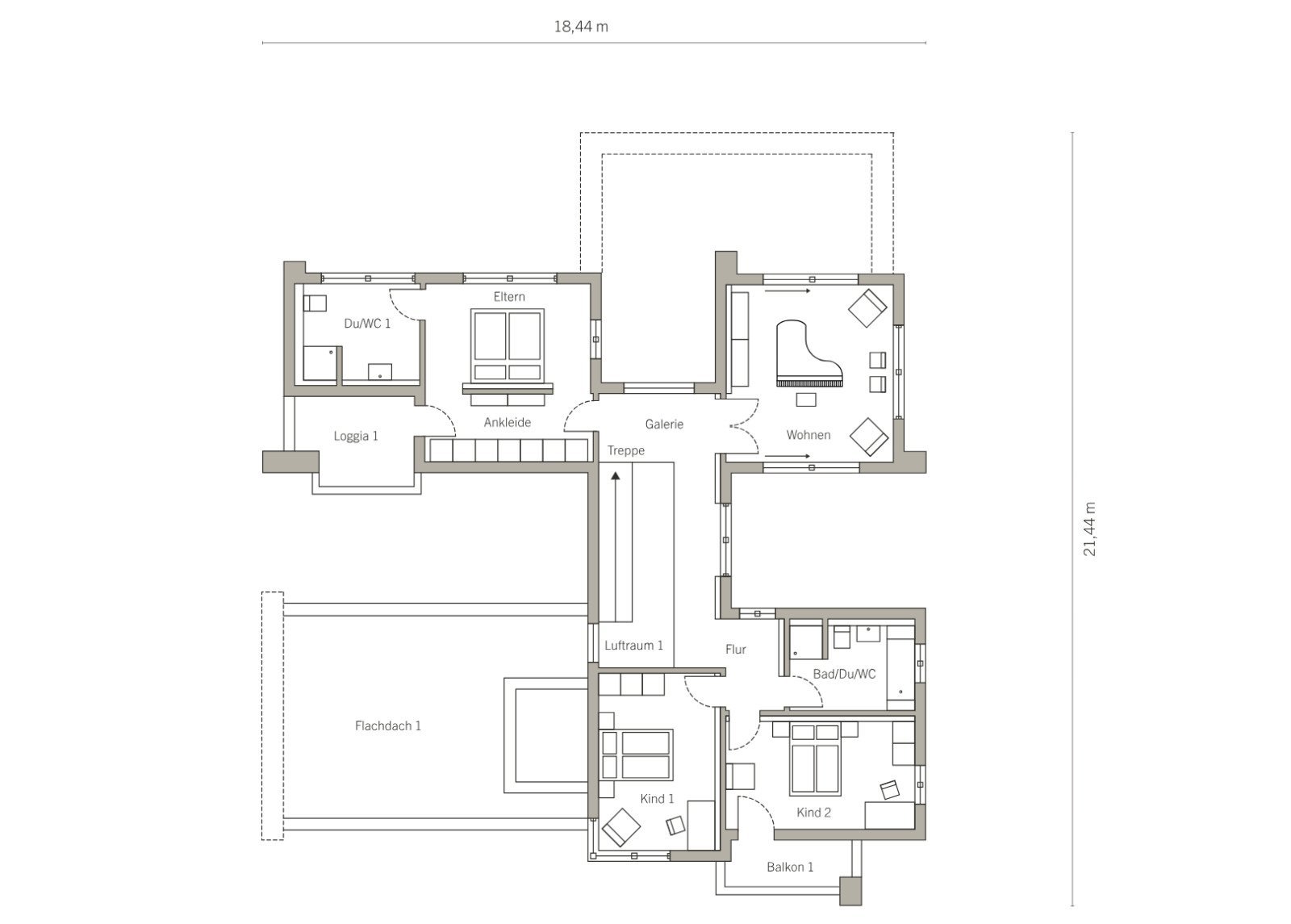 Grundriss Dachgeschoss