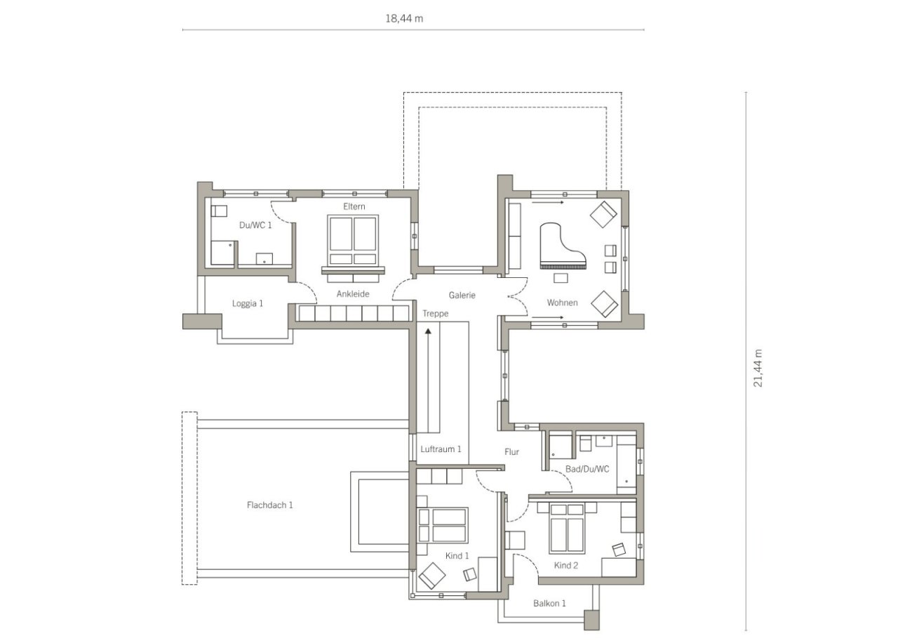 Grundriss Dachgeschoss
