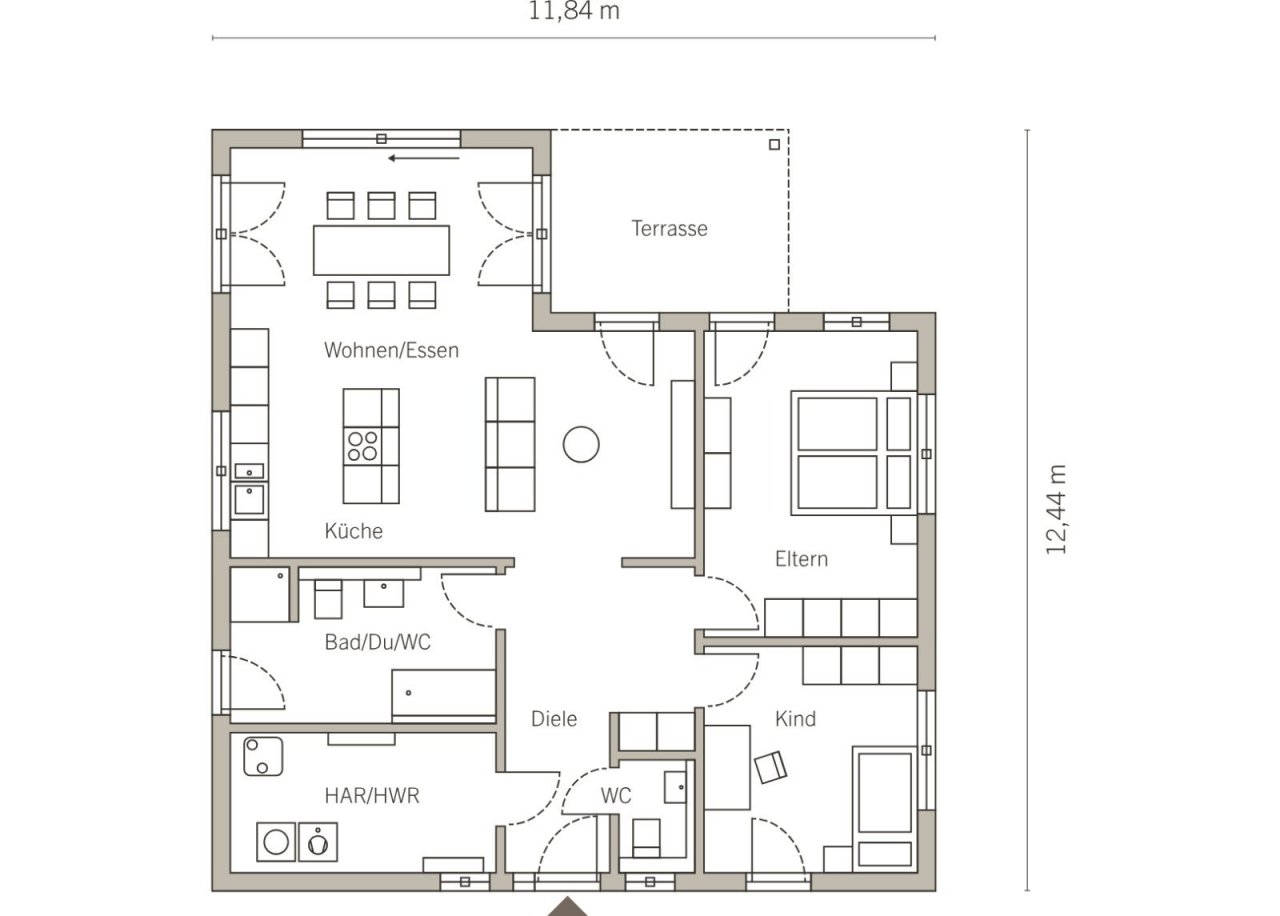 Grundriss Erdgeschoss